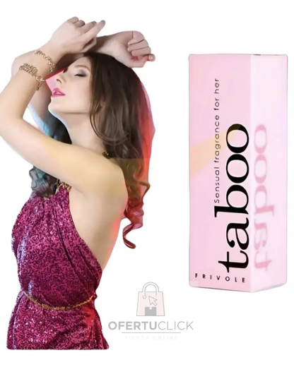 Perfume rosa con feromonas